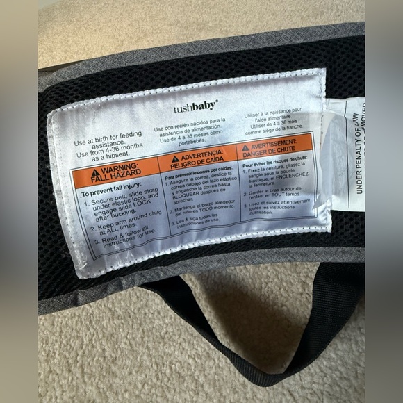 TUSHBABY Grey carrier EUC - Picture 9 of 9